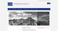 Desktop Screenshot of choquettehart.com